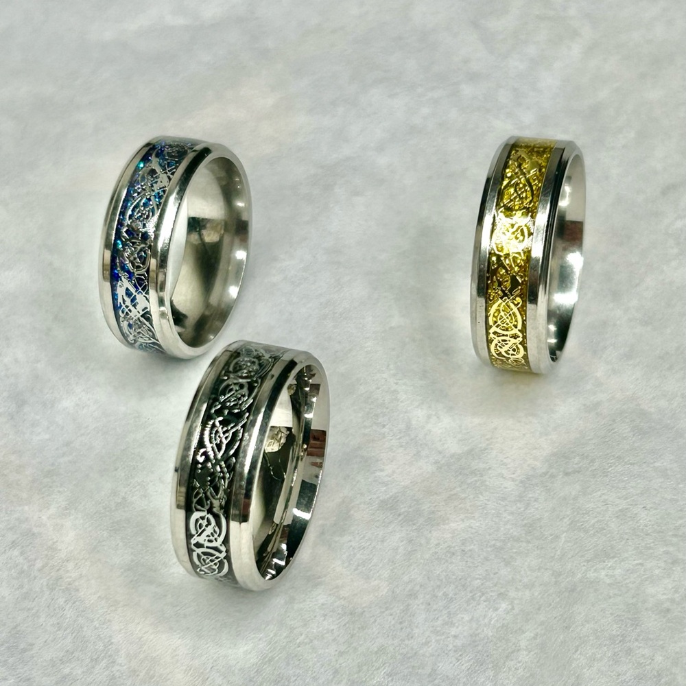 Ss Gold Ring - image 3